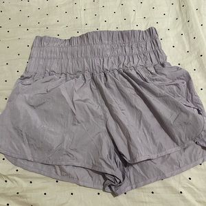 Free People The Way Home Shorts-Purple